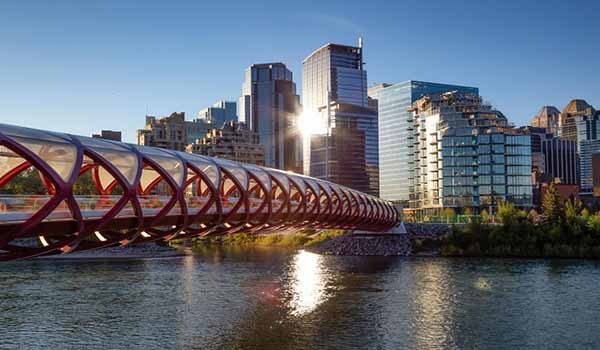 alberta skyline in canada